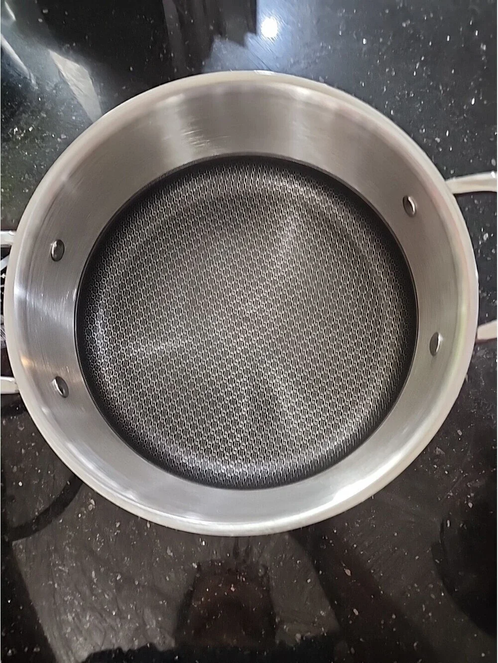 David Burke Geo Clad Series 5-qt Try-Ply Dutch Oven With Lid New Stainless Steel